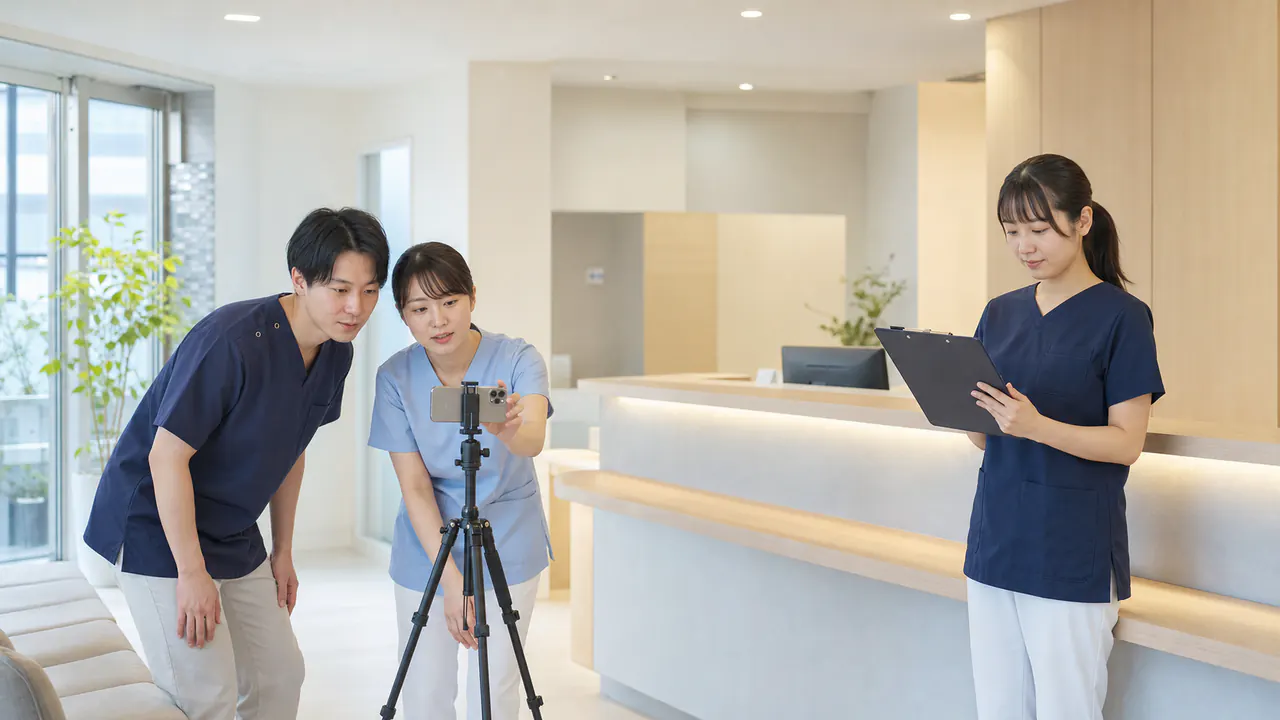 クリニックInstagramの安全な投稿制作 クリニックのInstagram投稿素材と公開前確認項目を整理する担当者